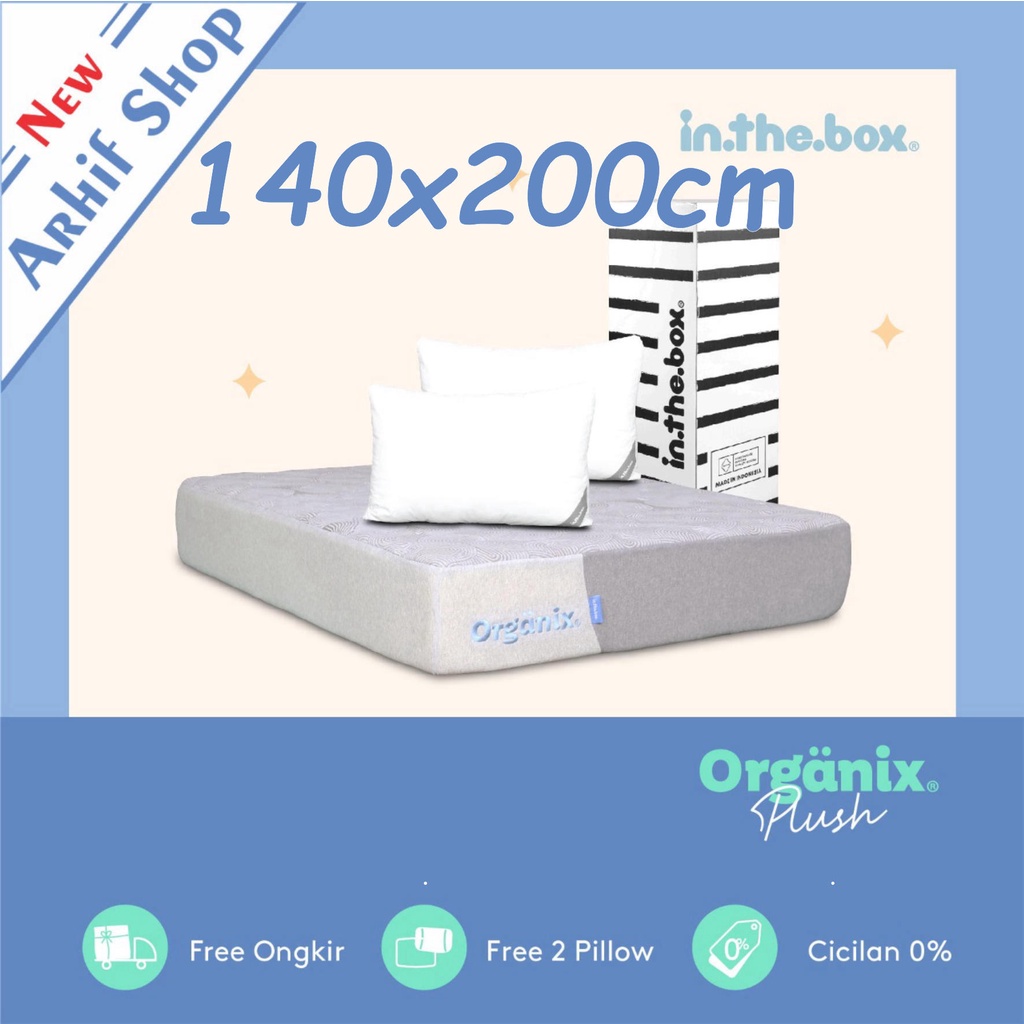 inthebox ORGANIX PLUSH 140x200x32 (custom) Kasur Busa in the box