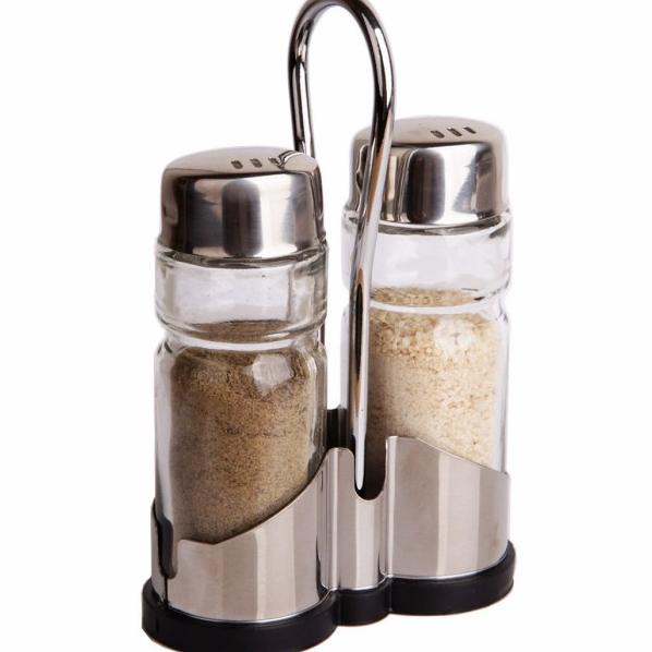 Set Penabur Lada Dan Garam (Tempat + Isi Lada Dan Garam)