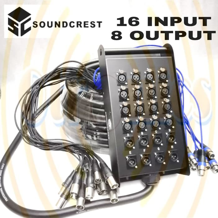 Snake Cable Kabel Snake 16 in 8 out Soundcrest