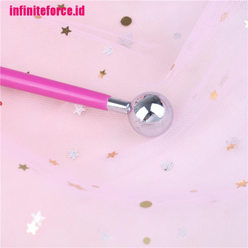 4 PCS Fondant Cake Decorating Pen Metal Ball Flowers Sugar Craft Modelling Tools