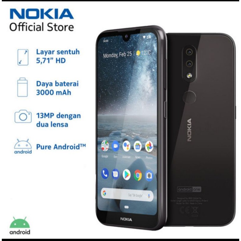 NOKIA 4.2 3/32GB 100% ORIGINAL  GARANSI RESMI NOKIA INDONESIA -BLACK