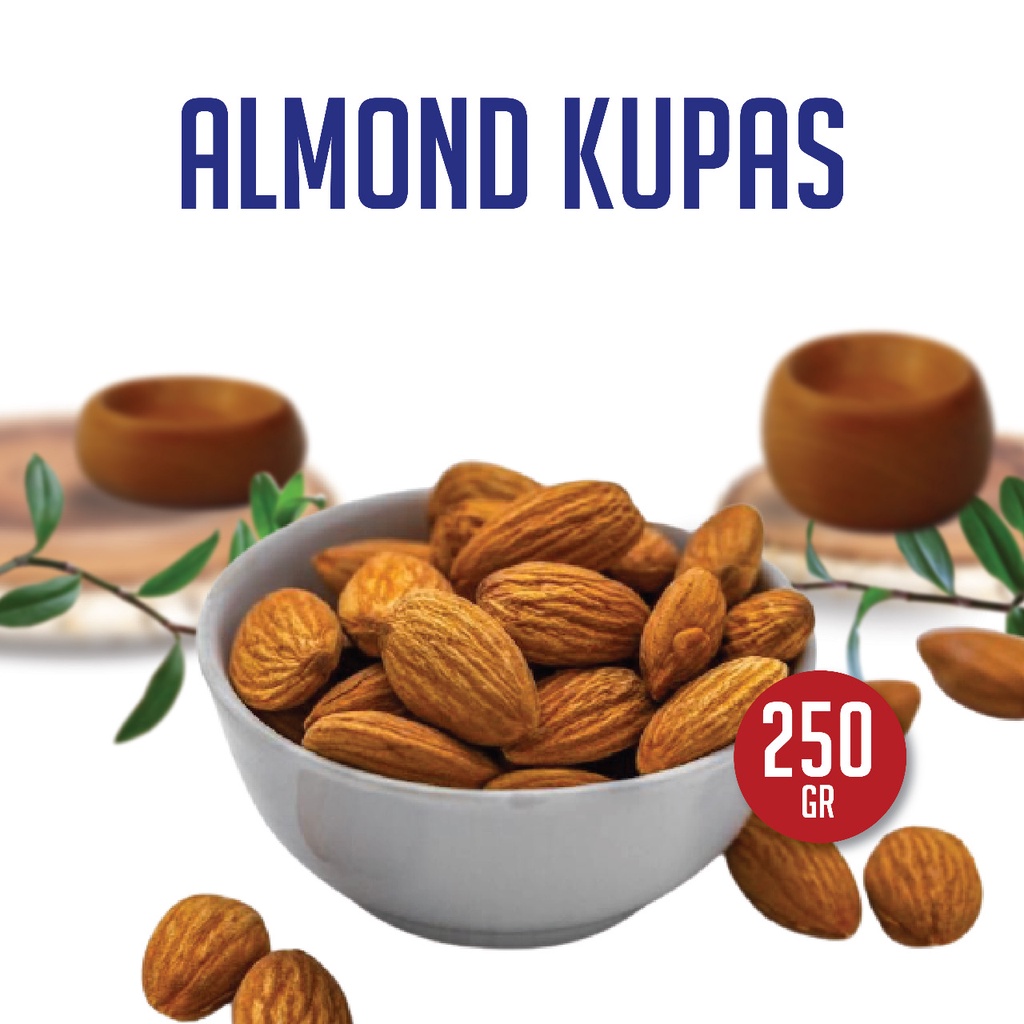 

Kacang Almond Kupas 250g - Almond Kupas 250g - Almond 250 gram