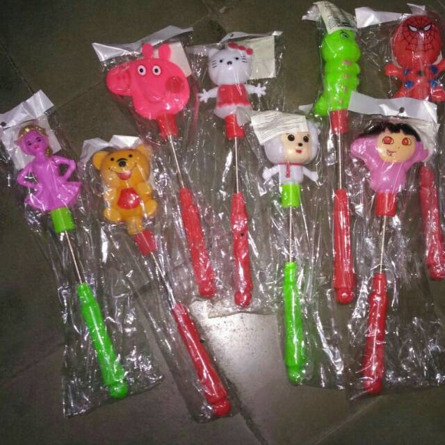 Mainan anak stik lampu/tongkat lampu/tongkat nyala/stik kartun nyala