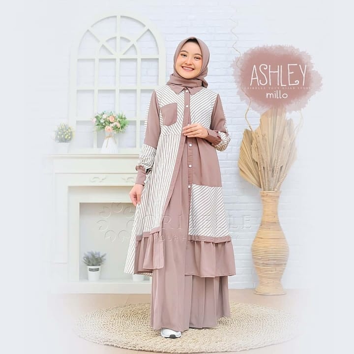 Ashley Kids Gamis Anak Perempuan Umur 12 Tahun Gamis Anak Tanggung Gamis Pesta Mewah Elegan Kondangan Anak Perempuan Tile Pakaian Anak Perempuan 8_9 Tahun Import Baju Kondangan Anak Wanita Umur 11 Tahun Baju Muslim Anak Perempuan Bisa COD