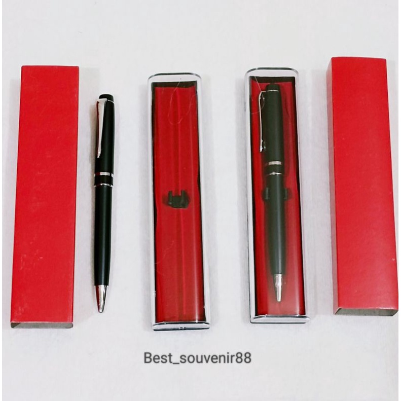 

Bp 802/Pulpen Metal/Pen Exclusif/Ballpoint/Pulpen+Box Merah/Pen Stainless Model putar/Pen Besi