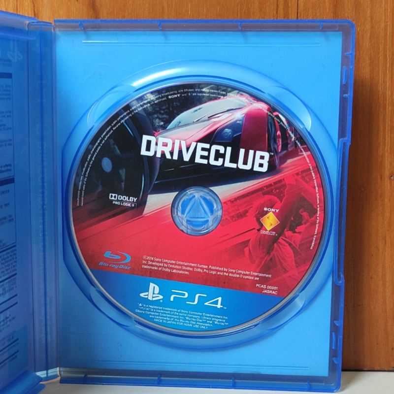 Kaset Driveclub PS4 Drive Club Limited Edition Playstation PS 4 5 Racing Balapan Mobil Balap CD BD Game Games Car Need for speed Nfs PS4 PS5 driverclub driver