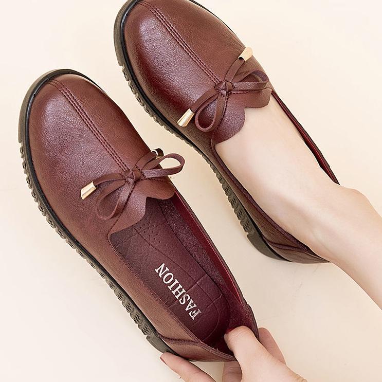 Paling Diminati.. 5001 Sepatu flat wanita, sepatu formal, penting untuk pekerja kantoran, sepatu ibu