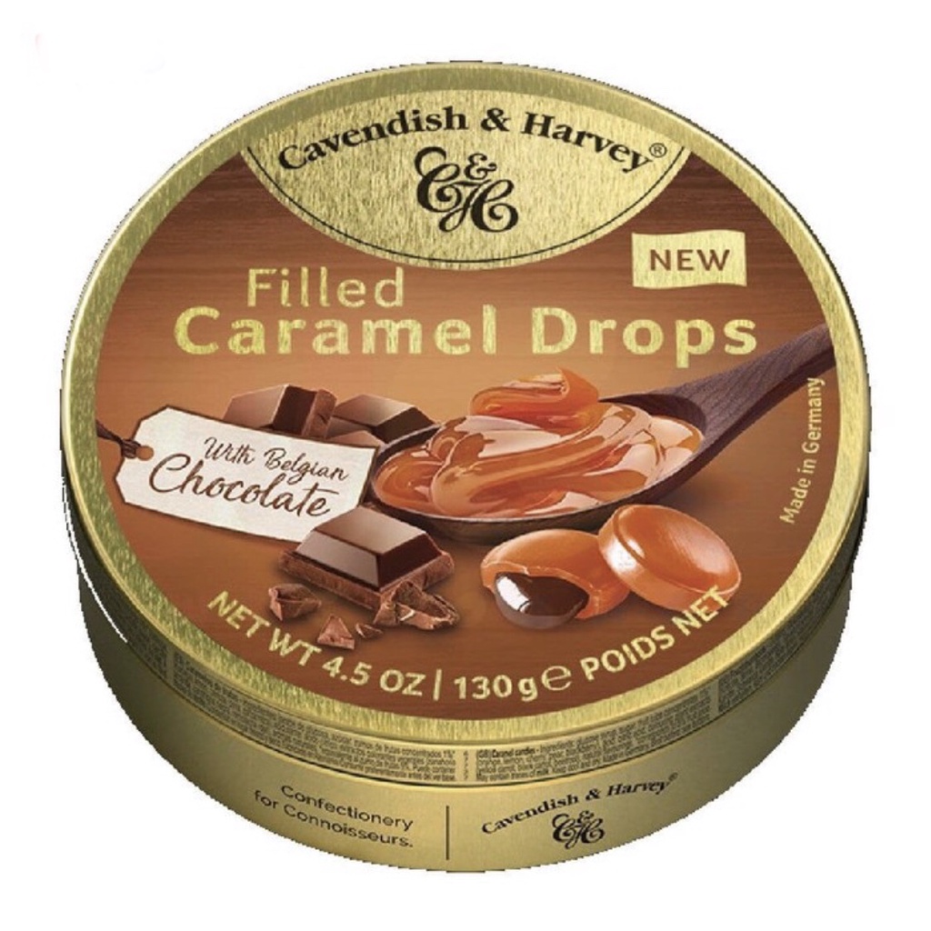 

Permen Cavendish & Harvey Caramel Drops Fill with Belgian Choco 130gr