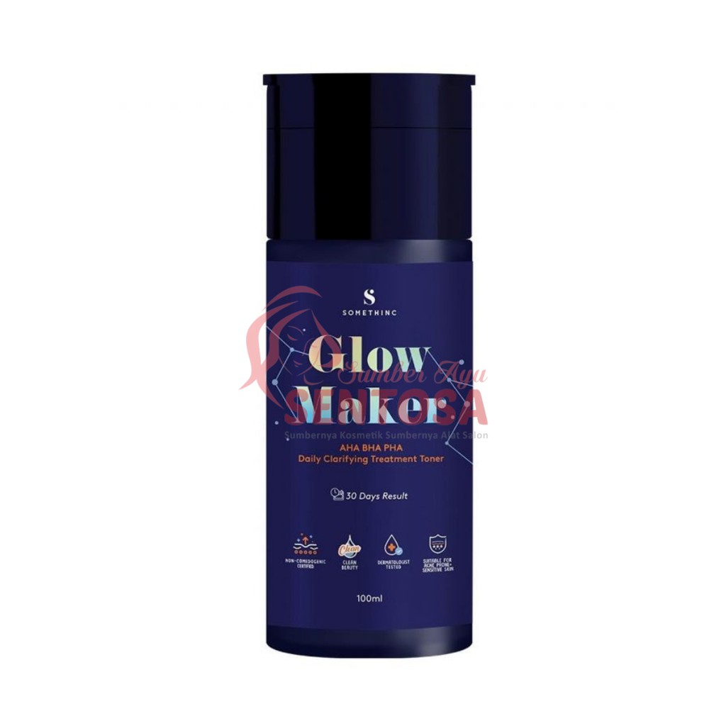 SOMETHINC GLOW MAKER AHA BHA PHA DAILY CLARIFYING TREATMENT TONER 100ML