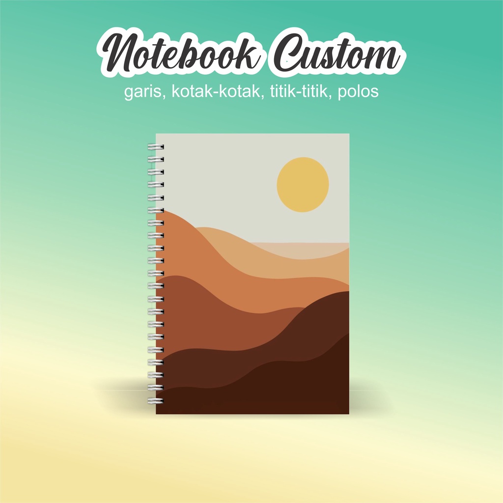 

NOTEBOOK A5 CATATAN/JURNAL BOOKPAPER GRID/KOTAK2#DOTTED/TITIK2#BLANK/POLOS
