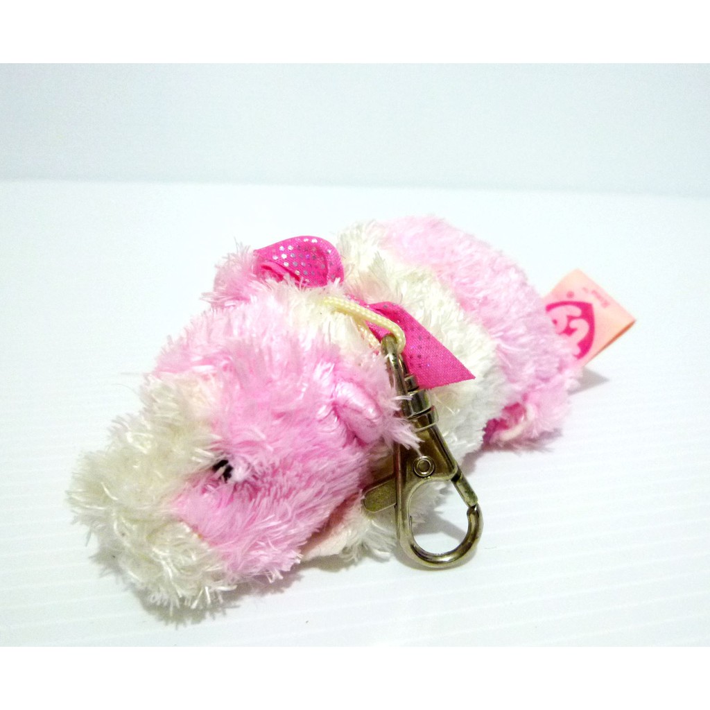 Boneka Hamster Pink Original TY Rosa Mini Plush Doll