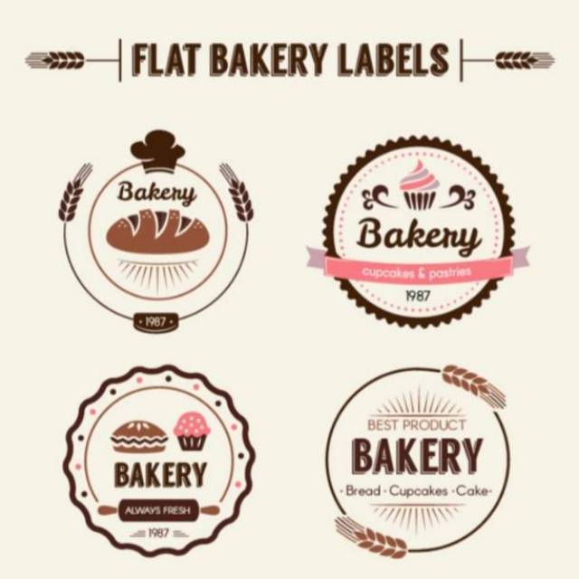 contoh desain logo bakery
