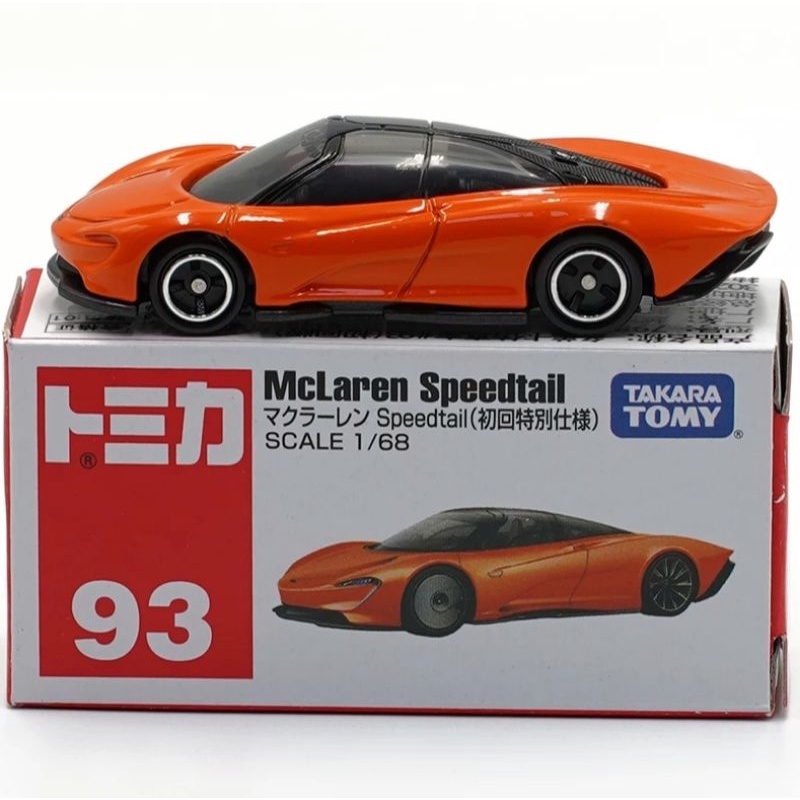 Tomica Reguler 93 McLaren Speedtail Orange TAKARA TOMY