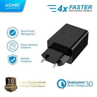 Jual ACMIC CQC01 - Quick Charge 3.0 USB Wall Charger Fast Charging