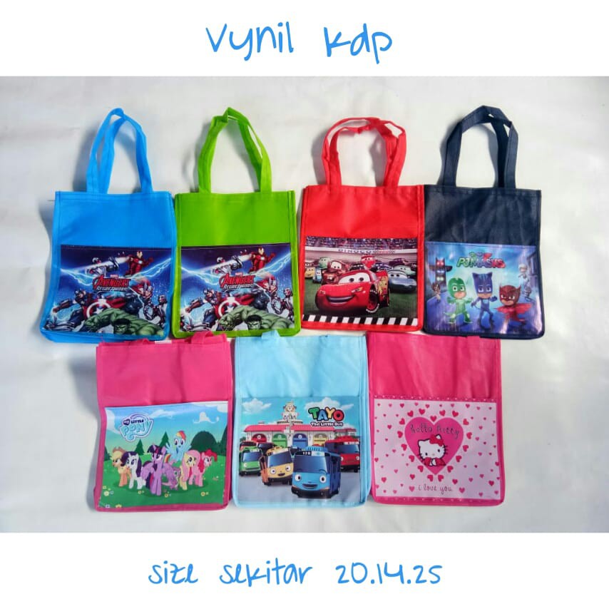 

tas spundbond goodie bag/tas spundbond Vynil