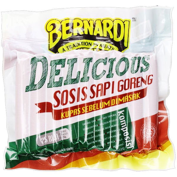 

BERNARDI DELICIOUS SOSIS SAPI GORENG 25 BJ