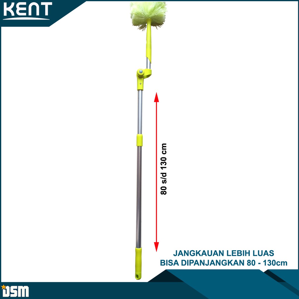 KENT / Microfiber Duster - Dapat Dipanjangkan 130cm / Kemoceng Mobil / DSM Karmob