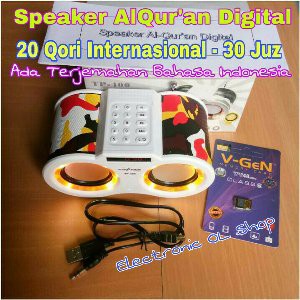 speaker alquran digital mp3 20 qori 30 juz ada terjemahan bahasa indonesia