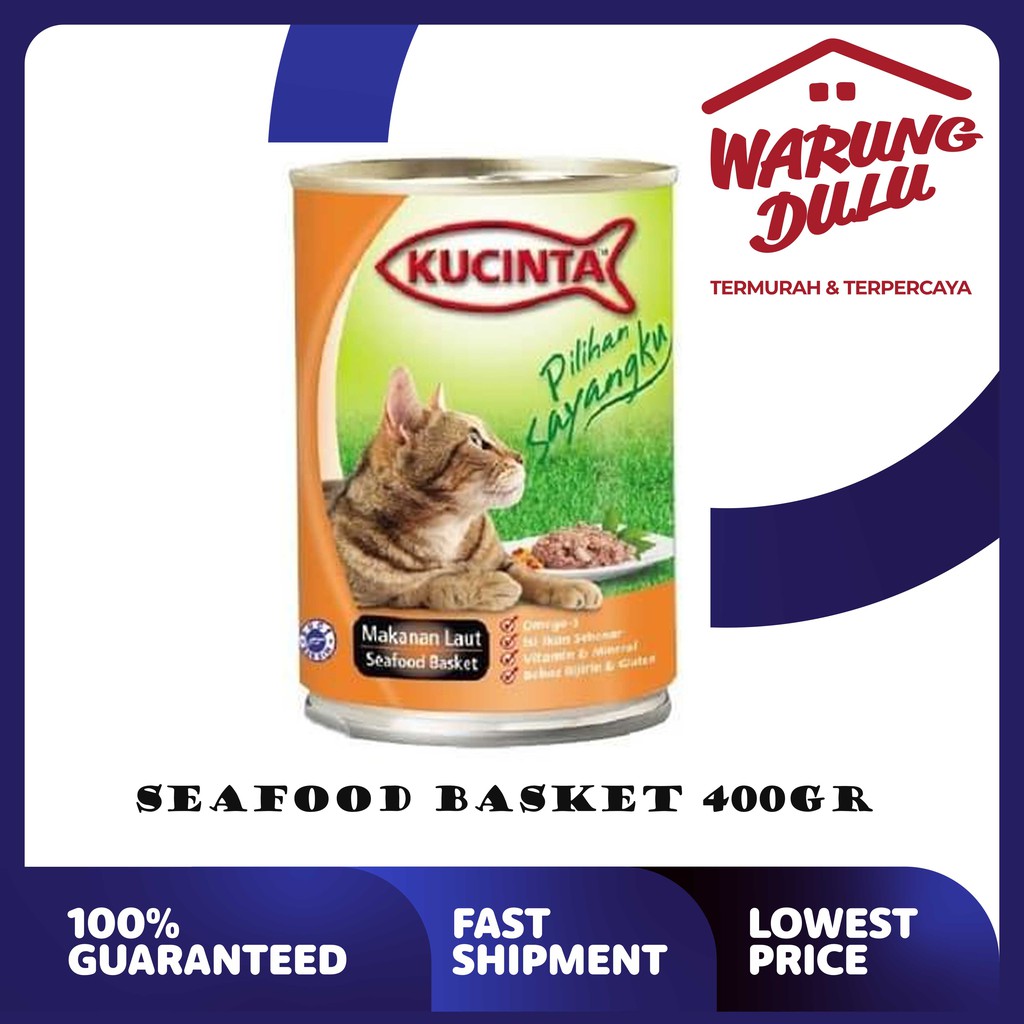 MAKANAN KUCING KUCINTA KALENG 400GR PERBOX ISI 24PCS