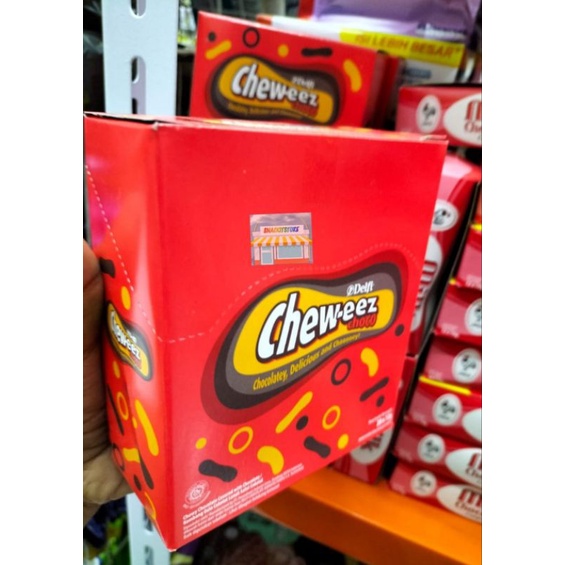 

Cheweez Choco Long(Coklat Delfi) 1box 20bks