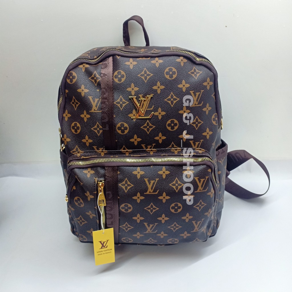 Rangsel LV / Tas Rangsel Wanita Full Hembos/Rangsel list depan lisban