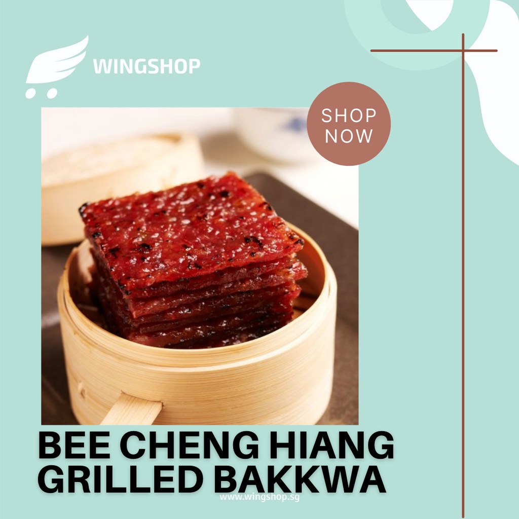 

(PO) Bee Cheng Hiang Freshly Grilled Bakkwa Minced Pork - Bee Cheng Hiang Bakkwa Panggang Dendeng Daging babi cincang 300gr/500gr