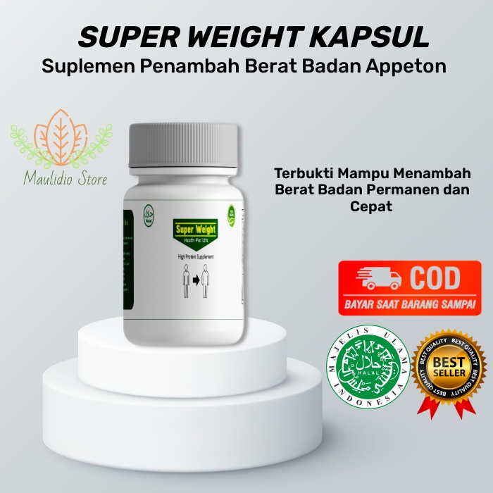 penambah berat badan permanen/obat gemuk badan permanen bpom original/kapsul penggemuk badan dewasa
