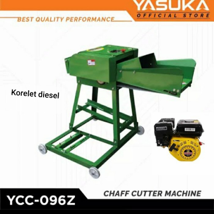 Mesin Pencacah Rumput Yasuka + Engine GX200 FIRMAN CHAF CUTTER