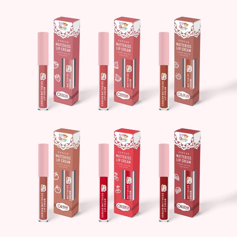 CHINGU BY KIYOWO LIP SERUM LIPCREAM KOREAN LIP GLOW LIP CREAM MATTE 3,5gr