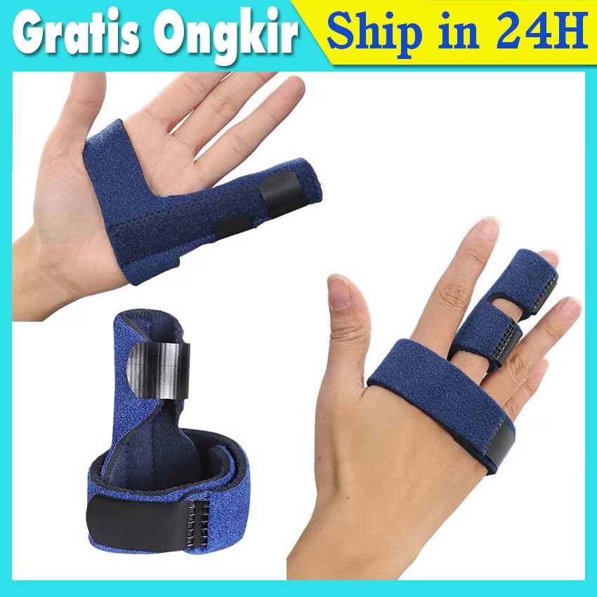 【Dikirim Dlm 24jam】Finger Splint Pelurus Jari Deker Jari  tangan cedera Terapi Patah Tulang