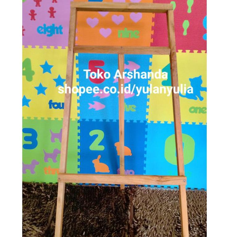 

✷Sale✺ J0WAC papan tulis 40x60 white board +standing gratis spidol dan penghapus 64 Diskon