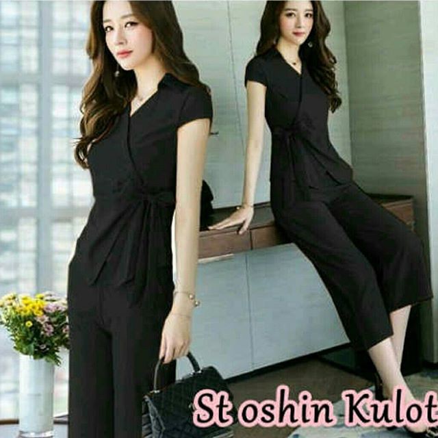 Set kulot oishin hitam