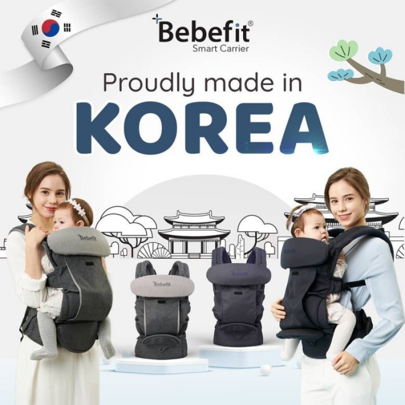 Bebefit Korea Smart Baby Carrier Foldable Hip Seat Gendongan Bayi