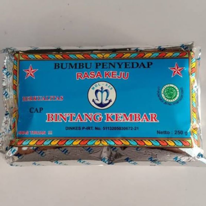 

bumbu atom rasa keju 250 gram penyedap rasa cap bintang kembar