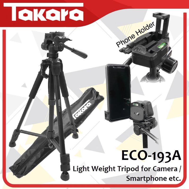 tripod Takara 193a original tripod kamera DSLR mirrorless hp Tripod Takara