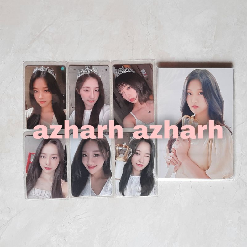 SHARING Loona lightstick anniversary MD LS anniv photocard postcard set Hyunjin Haseul Yeojin Vivi Y