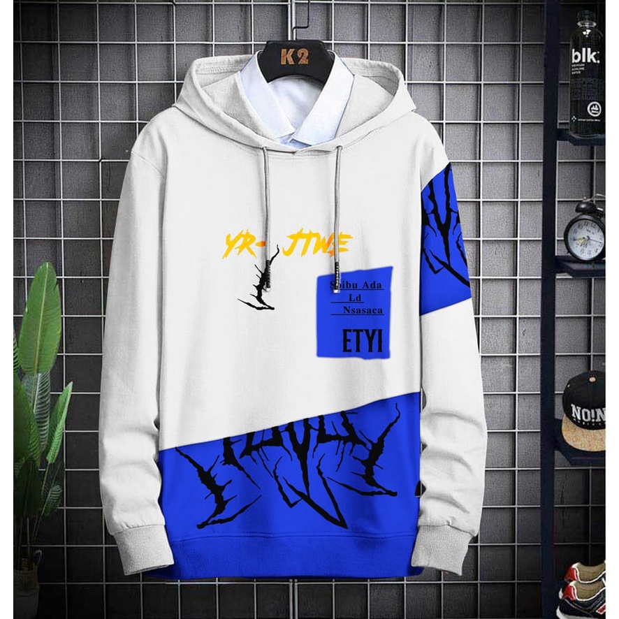 Hoodie Pria / Hodie Pria / Jaket Pria / Sweater Hoodie JTWE Bahan Fleece UK L-XL