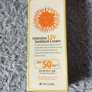 Sunscreen 3W Clinic Intensive Collagen READY STOCK