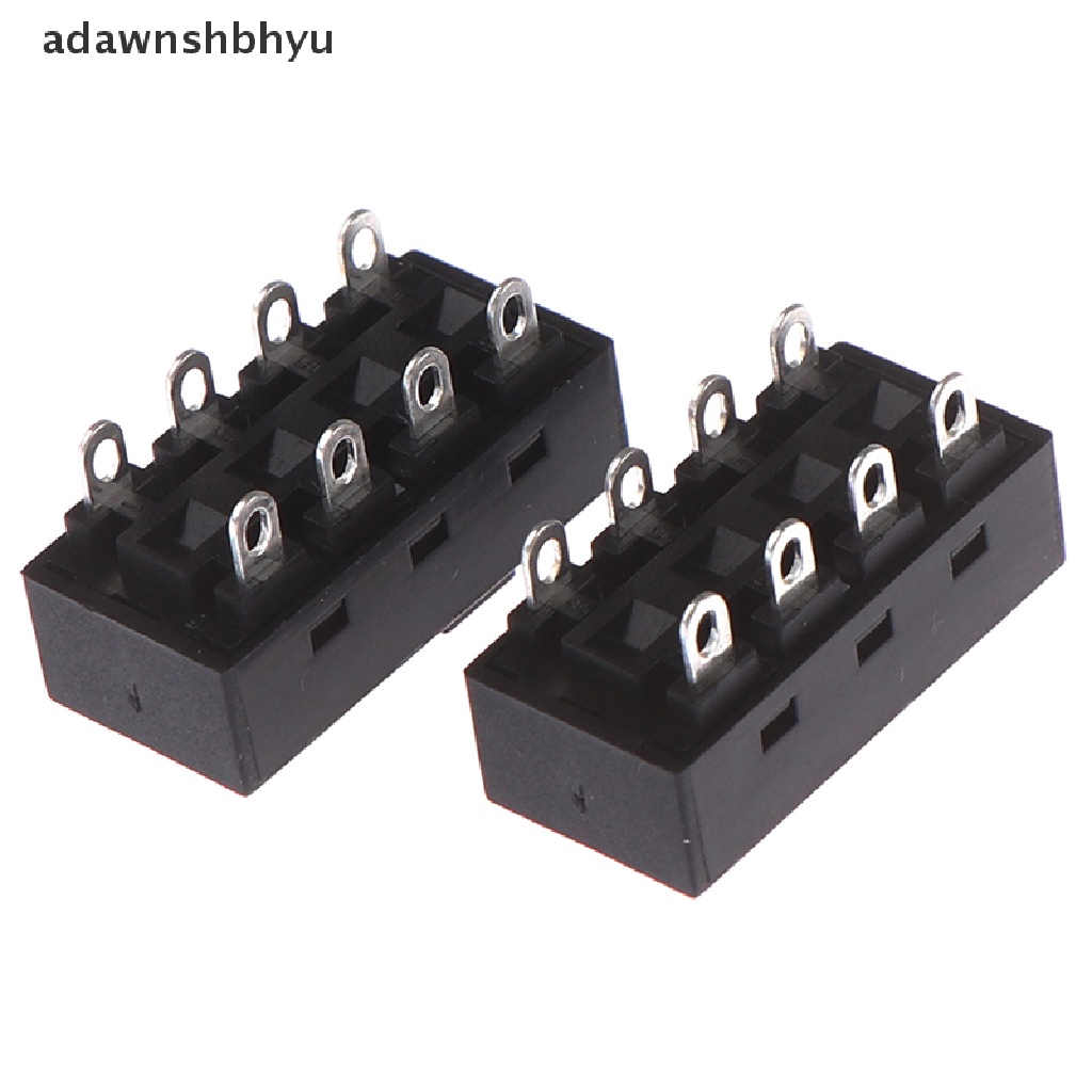 Adawnshbhyu 2pcs 12A 250V 3posisi 8pin Toggle Slide Switch LQ-103H Saklar Pengering Rambut
