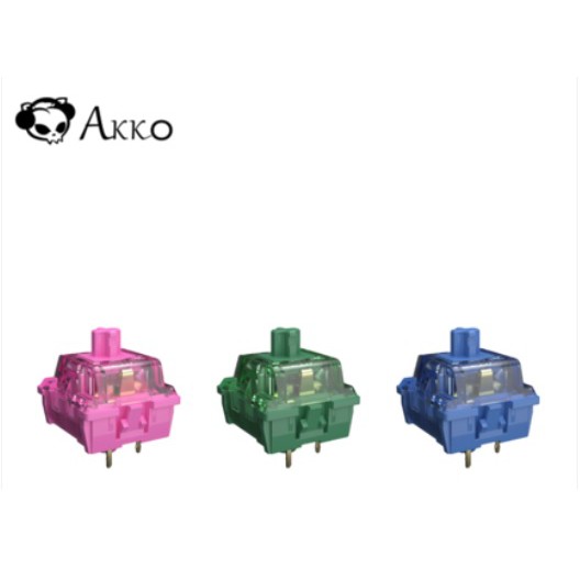 AKKO CS MECHANICAL SWITCH - Ocean Blue, Matcha Green &amp; Rose Red Custom Series