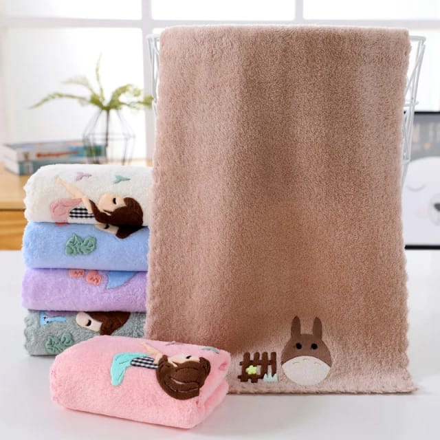 handuk mandi micro bulu handuk muka handuk anak handuk dewasa MB 35x75 &amp; 70X140