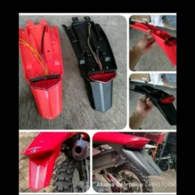 spakbor belakang crf Stop Lamp plus undertail crf150