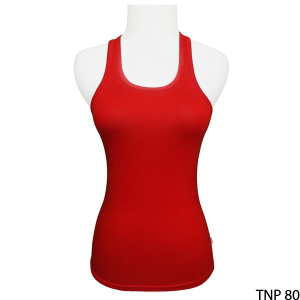 Tanktop Pakaian Wanita Spandek Merah – TNP 80