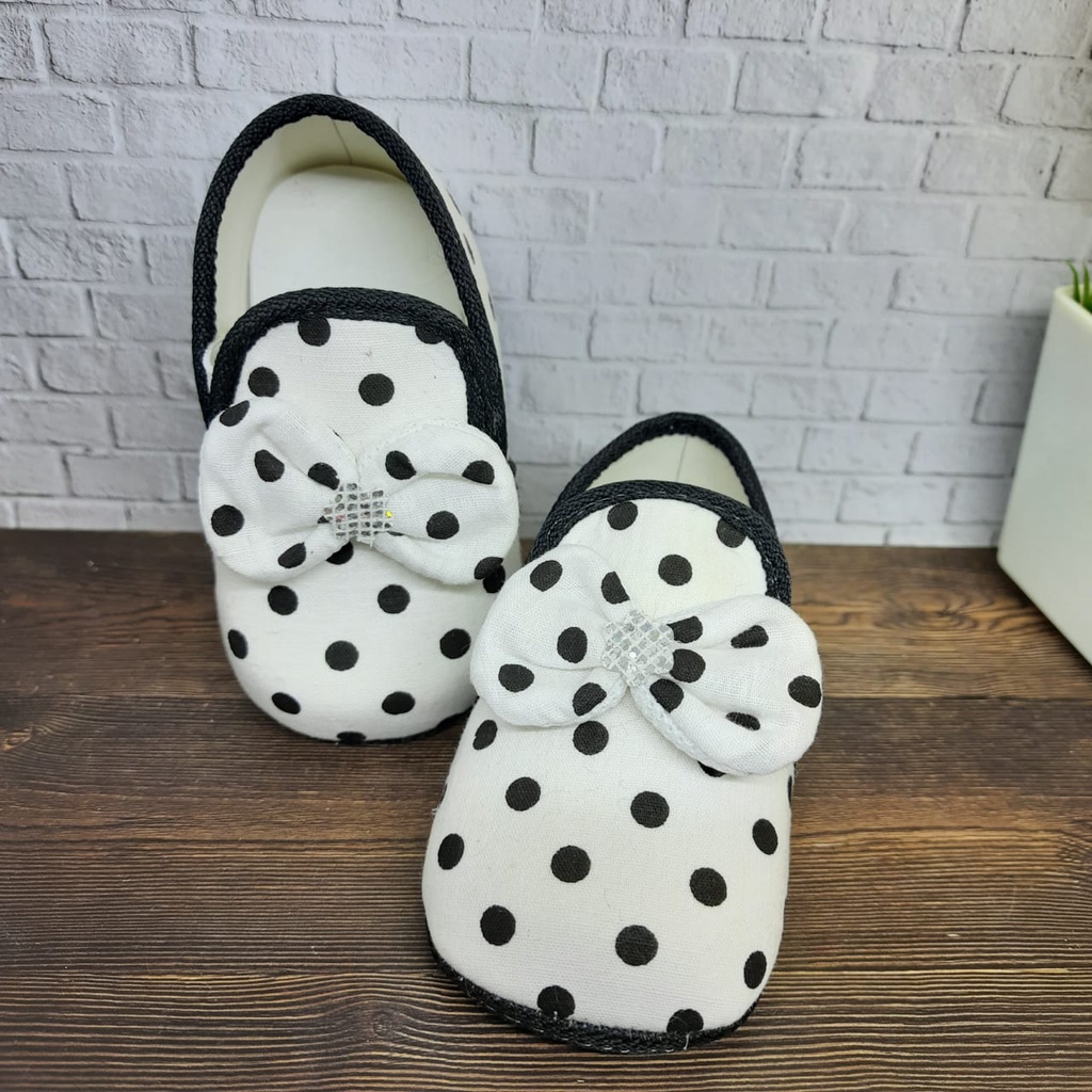 mandirishoestore-SEPATU PREWALKER POLKADOT ANAK PEREMPUAN FPY02