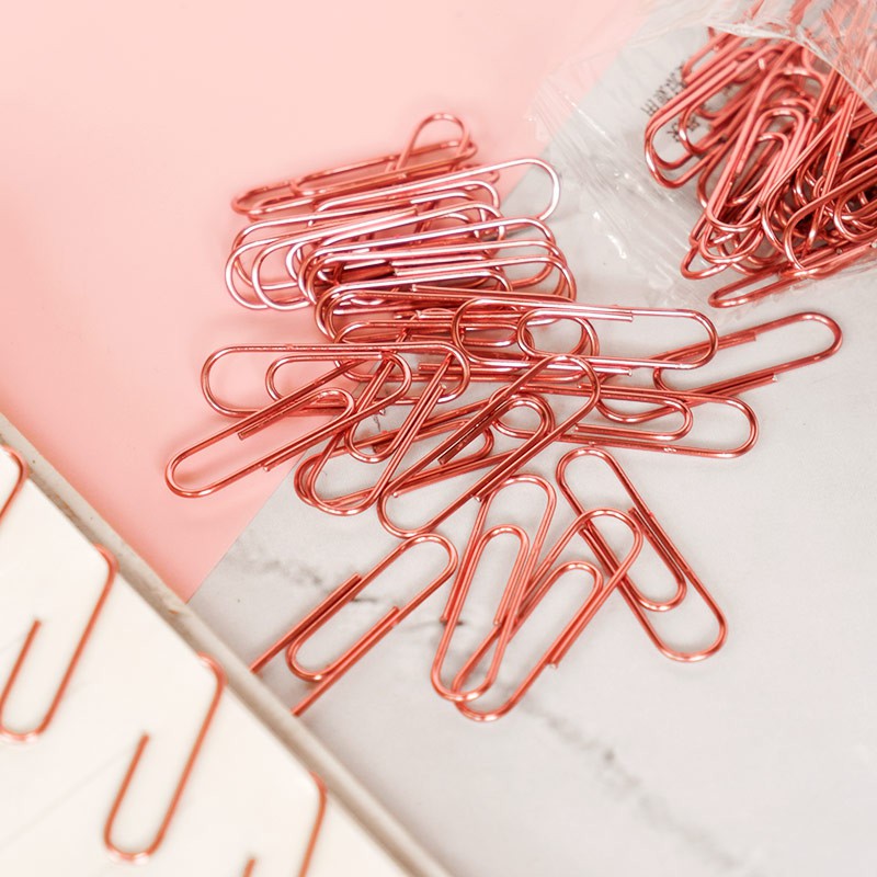 

PAPER CLIP / Klip / Penjepit Kertas WARNA ISI 80 PCS Kebutuhan Kantor/ Color Sprinkle Paper Clip