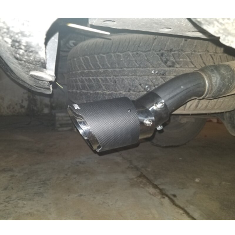 Pipa Knalpot Mobil Akrapovic Bahan Serat Karbon Dengan Sudut Adjustable