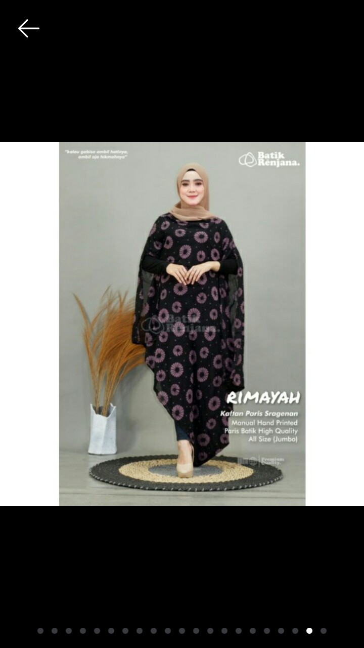 Kaftan Batik Solo Ori Bahan Paris Premium Banyak Pilihan Motif Bisa Milih Ukuran Allsize Fit Jumbo