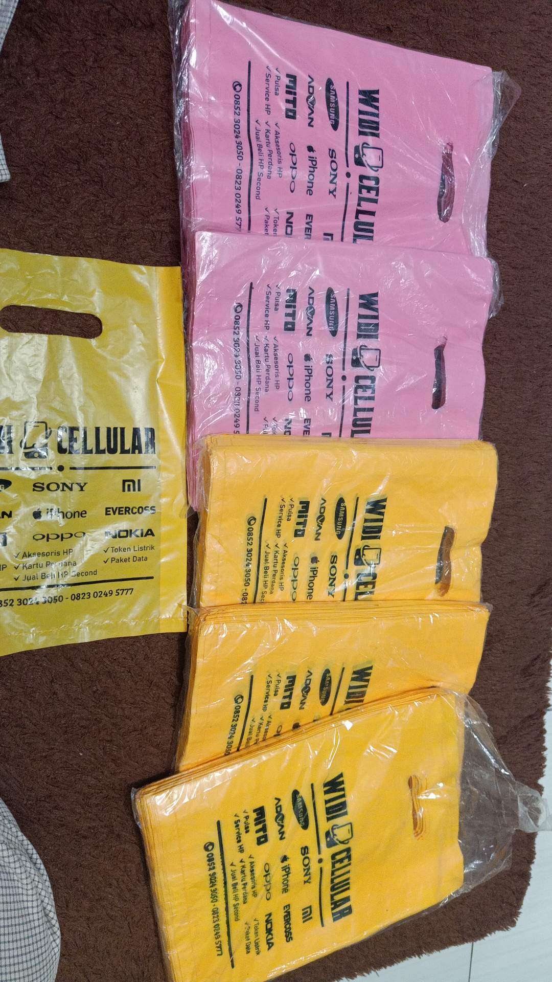 Sablon Plastik Hd Plong 20 X 28 Cm | Plastik Sablon Kresek Shopping Bag Plastik Plong