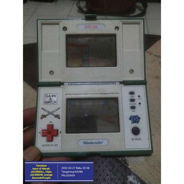 Nintendo Game and Watch Zelda MULTI SCREEN vintage 1989