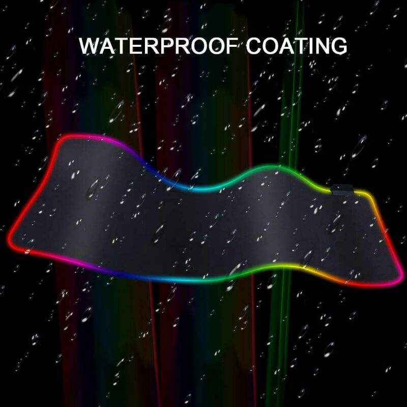 TaffGo Gaming Mouse Pad ILLUMINATED LED RGB 800x300mm - RGB-03